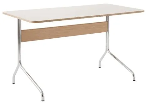 &Tradition Pavilion AV16 Escritorio Mushroom/Roble/Cromo