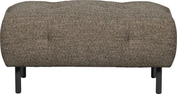 Lloyd, Puf, marrón oscuro, H45x90x90 cm