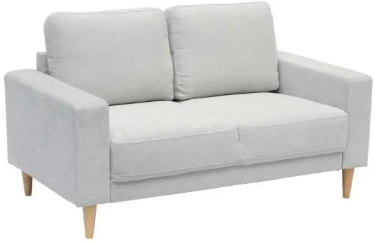 Homeville Cambridge 2 pers. tela gris claro 143x80x82cm