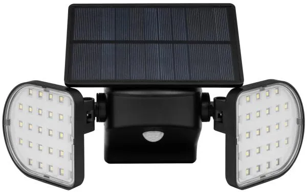 Lámpara solar doble con foco 1,5W