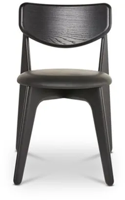 Silla de comedor Tom Dixon Slab Tapizada 2 uds Negra