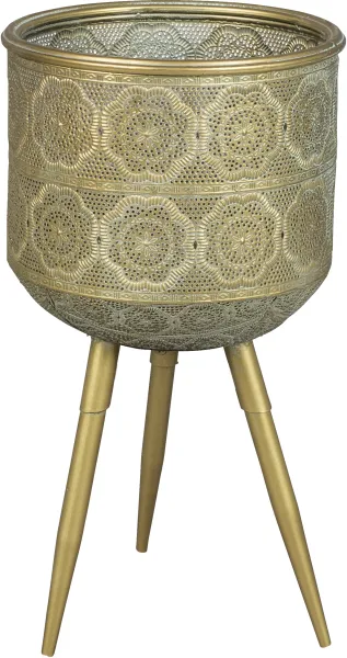 DUTCHBONE Maceta Botánica M - Latón Hierro