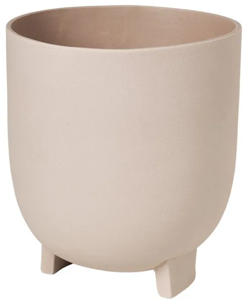 KRISTINA DAM STUDIO Serene maceta, S - terracota color arena