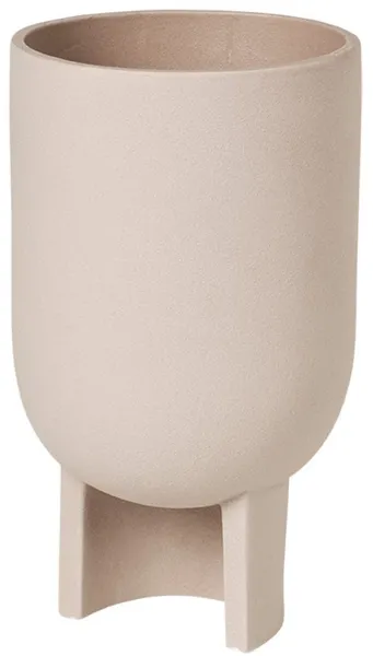 KRISTINA DAM STUDIO Serene maceta, M - terracota color arena