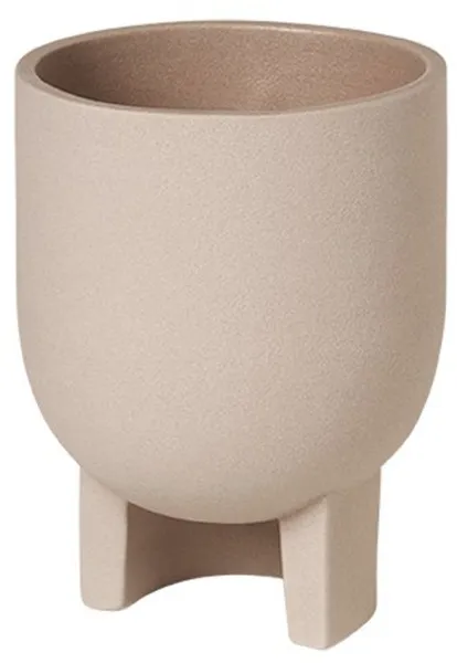 KRISTINA DAM STUDIO Serene maceta, S - terracota color arena