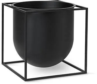 Audo Copenhagen Kubus Flowerpot 23 - Negro