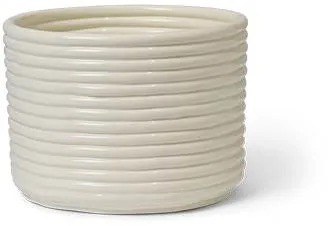 Maceta Ferm Living Corduroy - Blanco roto